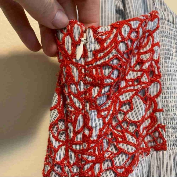 Red and White Women's Dress - Picture 5 of 5